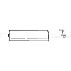 35454 SIGAM Середній глушник вихлопних газів