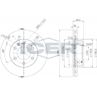 78BD0190-2 ICER Гальмівний диск