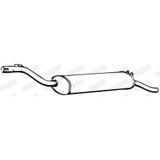 08384 WALKER Глушник вихлопних газів кінцевий