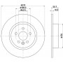 8DD 355 131-851 HELLA PAGID Гальмівний диск