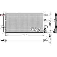 DCN02001 DENSO Конденсатор кондиціонера