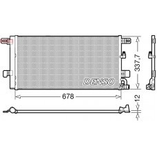DCN02001 DENSO Конденсатор кондиціонера