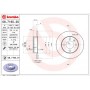 08.7165.21 BREMBO Гальмівний диск