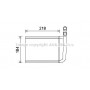 KA6166 AVA QUALITY COOLING Теплообмінник обігрів салону