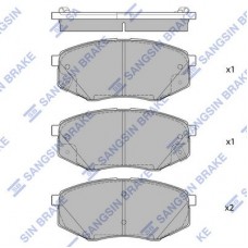 SP1681 Hi-Q Комплект гальмівних колодок дисковий гальм