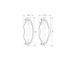 0 986 424 788 BOSCH Комплект гальмівних колодок дисковий гальм