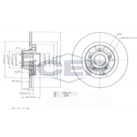 78BD6327-1 ICER Гальмівний диск