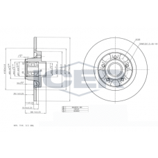 78BD6327-1 ICER Гальмівний диск