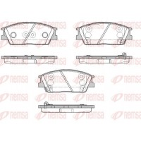 1967.02 REMSA Комплект гальмівних колодок дисковий гальм