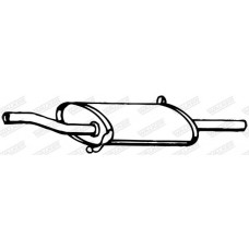 14164 WALKER Глушник вихлопних газів кінцевий