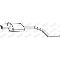 23520 WALKER Середній глушник вихлопних газів