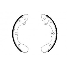0 986 487 687 BOSCH Комплект гальмівних колодок