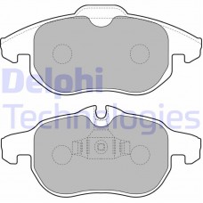 LP1723 DELPHI Комплект гальмівних колодок дисковий гальм