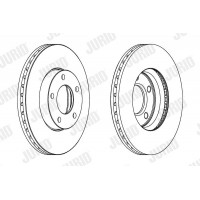 563028JC JURID Гальмівний диск