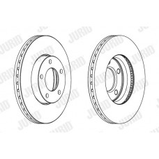 563028JC JURID Гальмівний диск