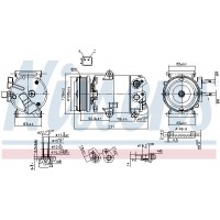890588 NISSENS Компресор кондиціонера
