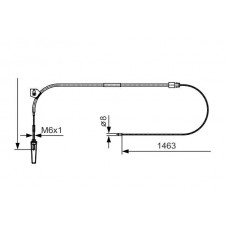 1 987 482 130 BOSCH Тросик, cтояночный тормоз