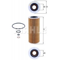 OX 177/3D MAHLE Масляний фільтр