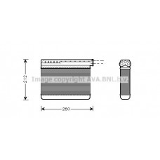 BW6166 AVA QUALITY COOLING Теплообмінник обігрів салону