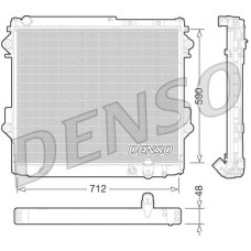DRM50075 DENSO Радіатор охолодження двигуна