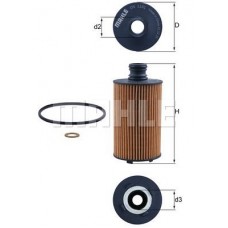 OX 1141D MAHLE Масляний фільтр