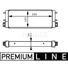 CLC 169 001P MAHLE масляний радіатор двигунне олива