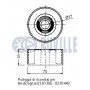 542006 RUVILLE Паразитный / ведущий ролик, Поліклиновий ремінь