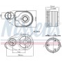 90932 NISSENS масляний радіатор двигунне олива