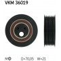 VKM 36019 SKF натяжний ролик, Поліклиновий ремінь