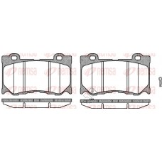 1372.01 REMSA Комплект гальмівних колодок дисковий гальм