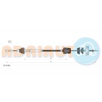 07.0163 ADRIAUTO Трос управління зчепленням