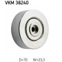 VKM 38240 SKF Паразитный / ведущий ролик, Поліклиновий ремінь