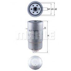KC 182 MAHLE Паливний фільтр