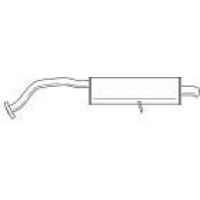 18679 SIGAM Глушник вихлопних газів кінцевий