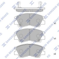 SP1135 Hi-Q Комплект гальмівних колодок дисковий гальм