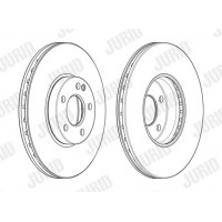 562989JC-1 JURID Гальмівний диск