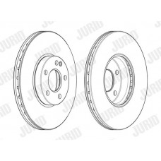 562989JC-1 JURID Гальмівний диск