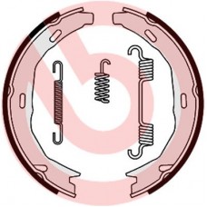 S 50 522 BREMBO Комплект гальмівних колодок, стояночная тормозная система