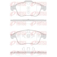 1350.30 REMSA Комплект гальмівних колодок дисковий гальм