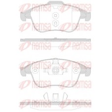 1350.30 REMSA Комплект гальмівних колодок дисковий гальм