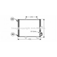 SZ5088 AVA QUALITY COOLING Конденсатор кондиціонера
