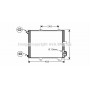 SZ5088 AVA QUALITY COOLING Конденсатор кондиціонера