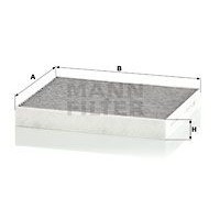 CUK 24 024 MANN-FILTER Фільтр повітря у внутрішньому просторі