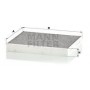 CUK 24 024 MANN-FILTER Фільтр повітря у внутрішньому просторі