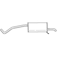 22648 SIGAM Глушник вихлопних газів кінцевий