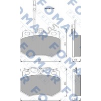 FO 474481 FOMAR Friction КомплеК т гальмівних колодок, дискове гальмо
