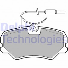 LP564 DELPHI Комплект гальмівних колодок дисковий гальм