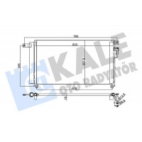 345235 KALE OTO RADYATÖR Конденсатор кондиціонера