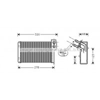 RTA6099 AVA QUALITY COOLING Теплообмінник обігрів салону