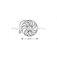 AI7509 AVA QUALITY COOLING Вентилятор охолодження двигуна